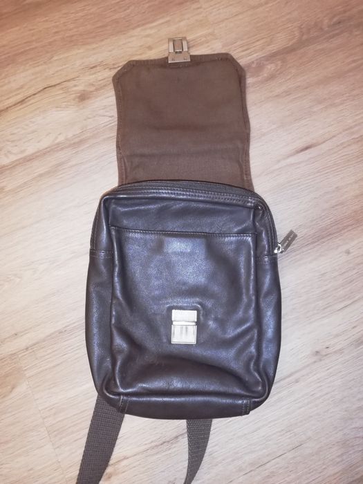 Bolsa em pele genuína Camel active