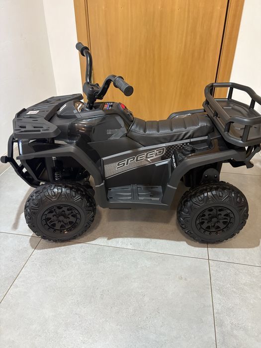 Quad Na Akumulator 12V - mocny pojazd elektryczny dla dzieci CZARNY