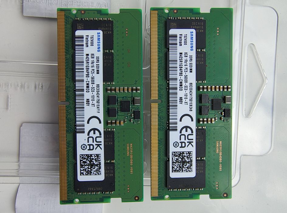 Оперативна пам’ять Samsung 5600 DDR5 SODIMM 16GB (2x8GB)
