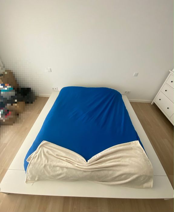 Cama de Casal baixa estilo Japonês