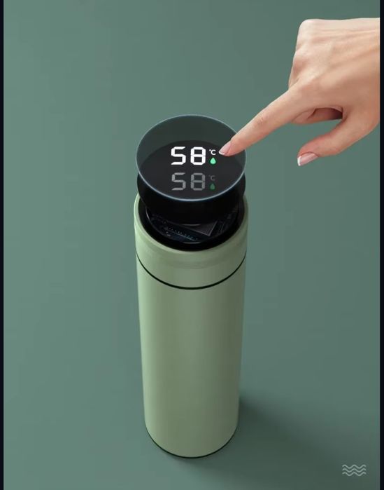 Kubek 500ML wyświetlacz temperatury kubek termosowy