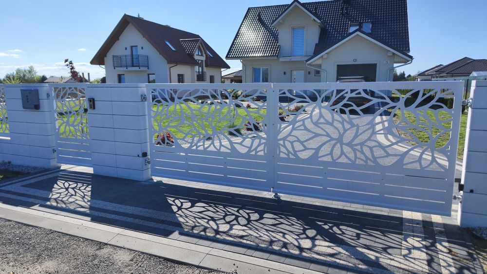 Ogrodzenie Ścianka zabudowa przepierzenie taras altanka WYPALANE LASER