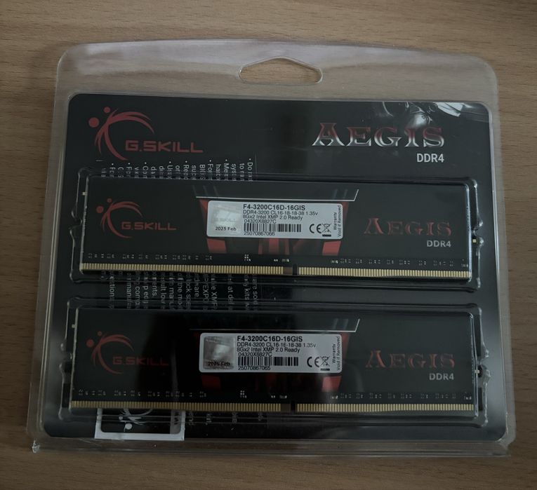 Nowa Pamięć RAM G.Skill Aegis DDR4 2x8GB 16GB 3200MHz CL16