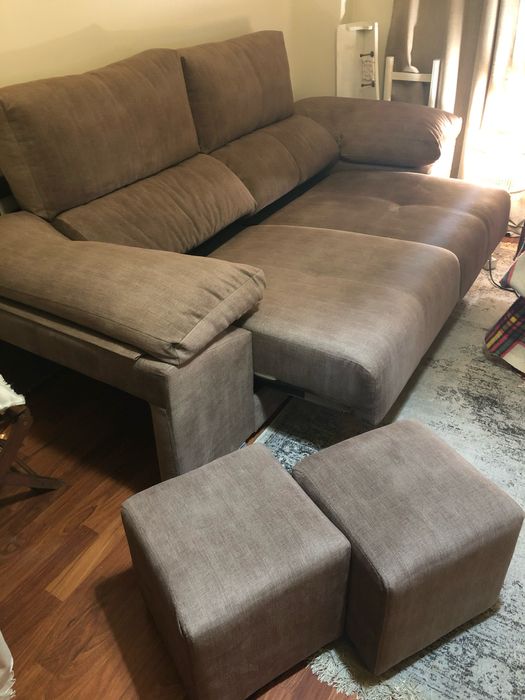 Sofa com chaise longue