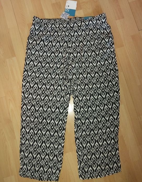 Nowe spodnie na lato lżejsze r 50 wiskoza plus size duże 5xl