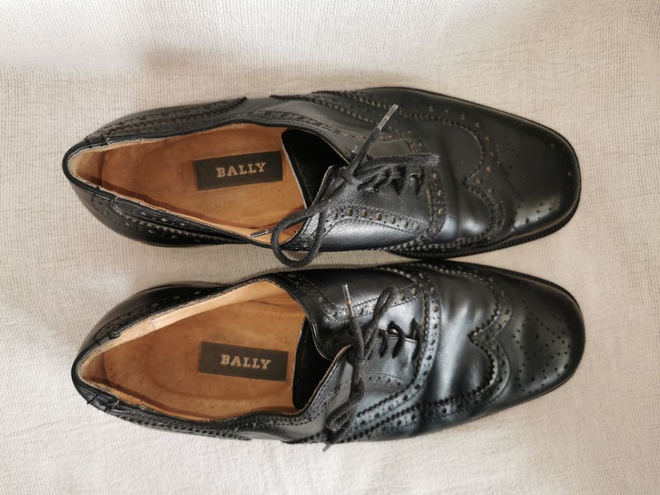 Bally Brogues  Switzerland Oxford luksusowe półbuty wizytowe 40,5
