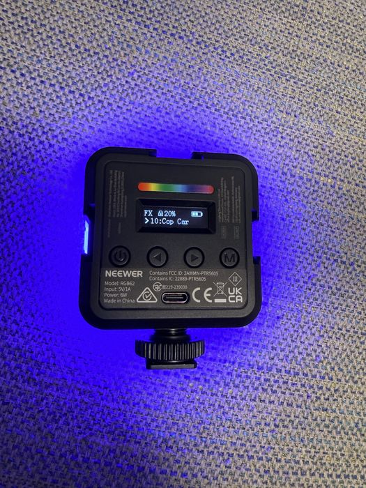 NEEWER RGB62 App Control Magnetic RGB Video Light