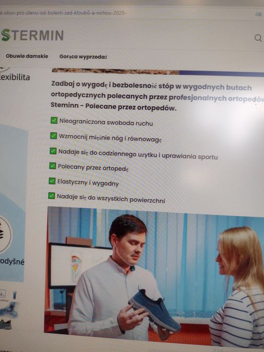 Dziś NOWE-Buty męskie -Ergonomczne buty ortopedyczne