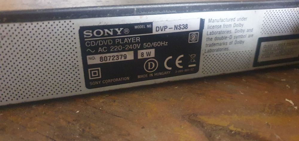 CD pleyer  sony .