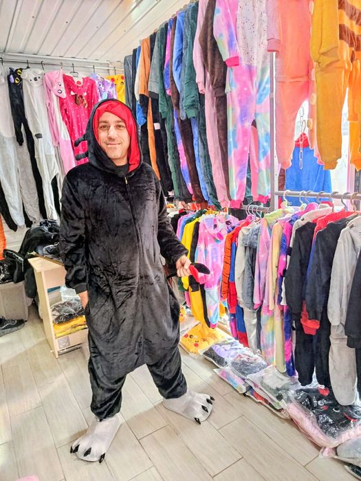 Кигуруми БЕЗЗУБИК Стич Пикачу кот ЧИИ Спуки Тоторо Единорог Лиса S-XL