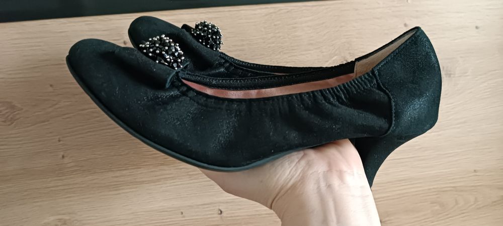 Buty na obcasie La babe rozmiar 39,5 niski obcas