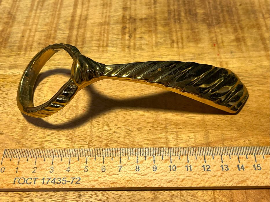 Відкривачка Галстук Открывалка для бутылок Штопор Бронза