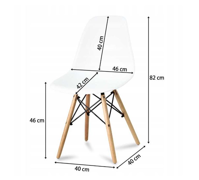 Стул Скандинавский, Стілець MILANO (кресло, 4 цвета), ОПТ, Наложка