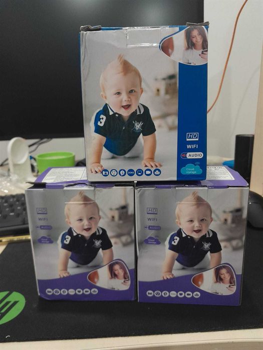 Câmera de Segurança Externa/Interna Sem Fio 720P HD