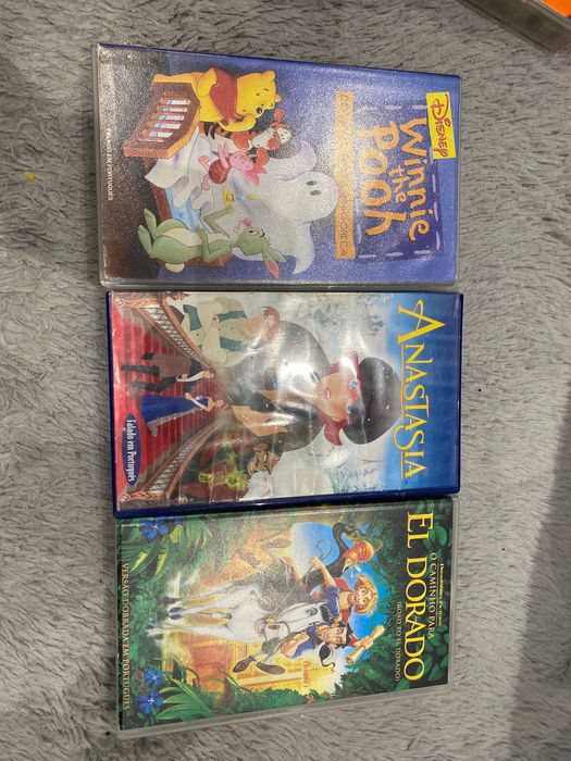 Cassetes VHS como novas