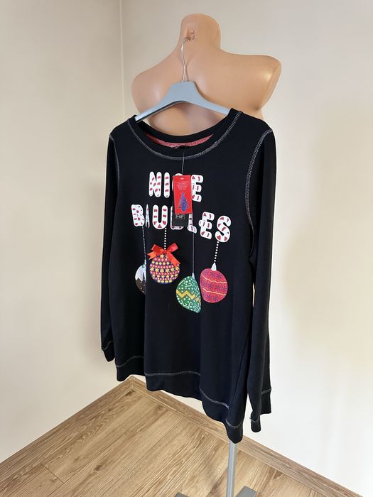 Nowa bluza świąteczna F&F rozmiar 44 sesja święta christmas