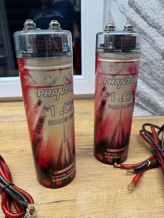 kondensatory car audio phantom 1 farad + przewody