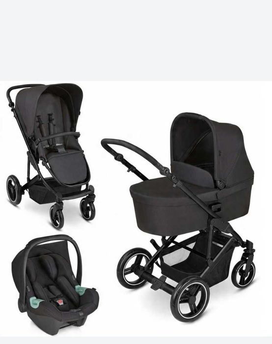 Wózek ABC Design 3w1 Aversa 4 Night czarny nowy.