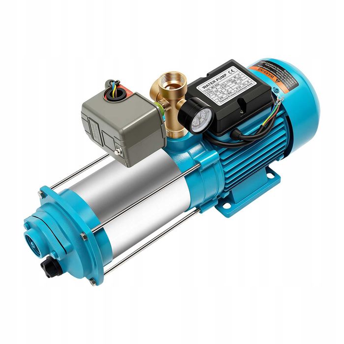 Pompa 1300 W, wydajność do 4000 l/h, wysokość podnoszenia 98 m