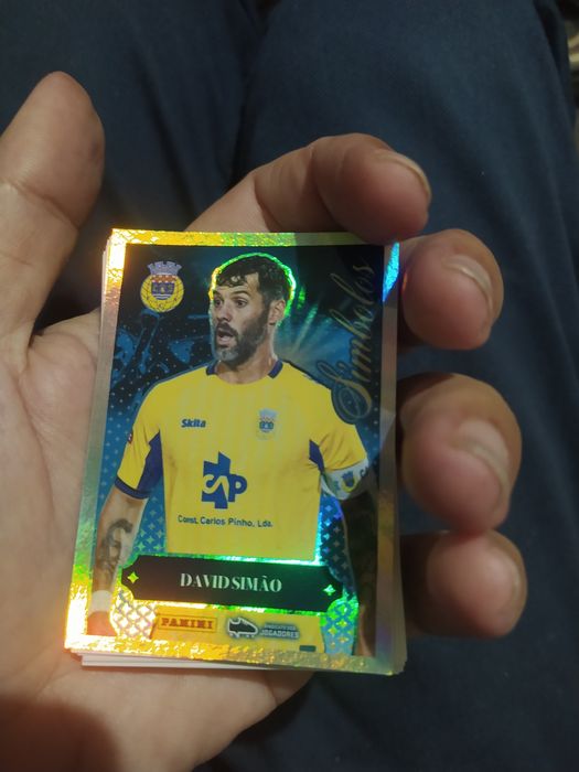 Cromo David Simão símbolo Arouca foil 2026 Panini