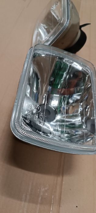 Fiat 126p lampy przednie clear tuning H4 homologacja EU nowe