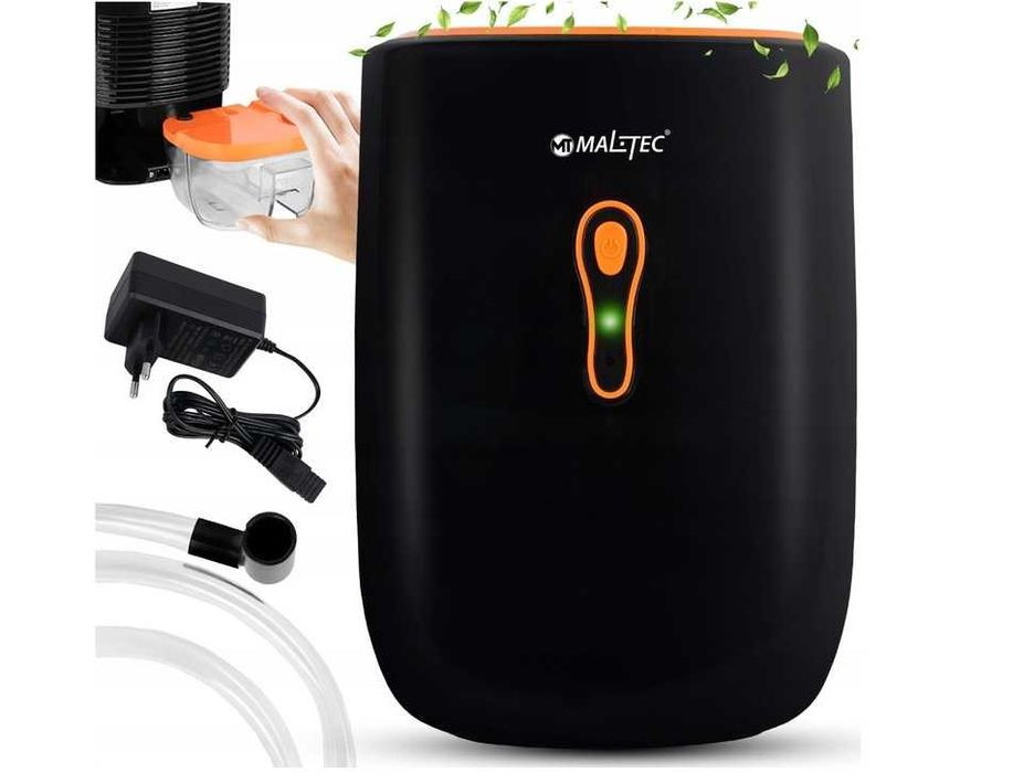 Osuszacz powietrza POCHŁANIACZ WILGOCI cichy WYDAJNY czarny