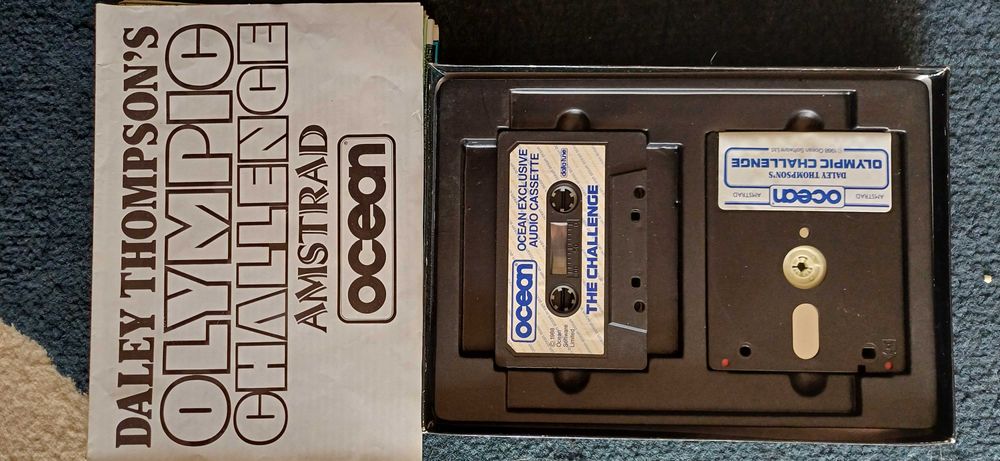 Daley Thompsons em disquete para amstrad- raridade