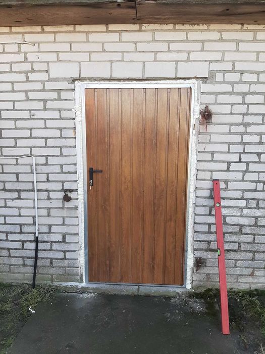 Drzwi zewnętrzne stalowe na wymiar 100 x 210 cm Dostawa Gratis