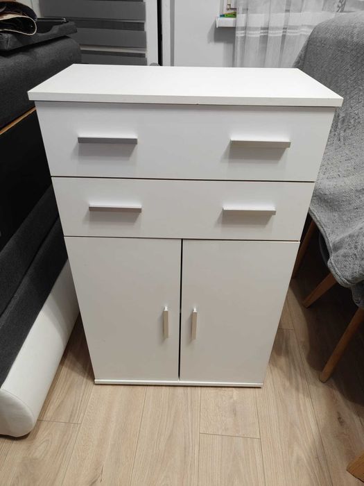 Komoda 60x33x98 cm  - biała