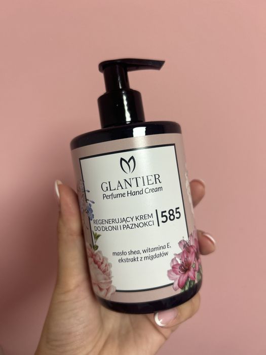 Duzy krem do rąk z pompką glantier