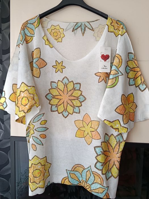 Sweterek damski włoski biust 120
