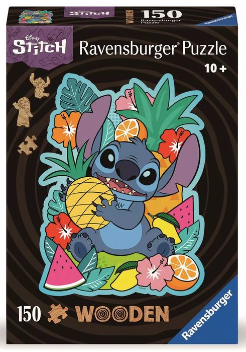 Puzzle Drewniane 150 Elementów. Lilo I Stich. Ravensburger. Nowy Produkt