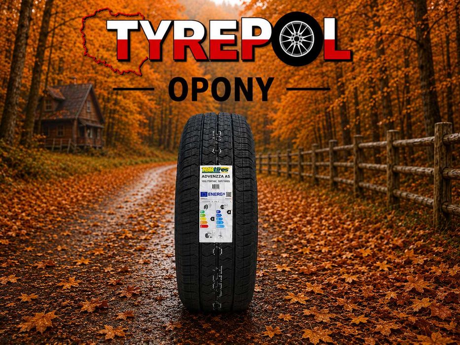 Całoroczna OPONA 195/75 r16C dostawcza bus Wielosezon TBB TIRES