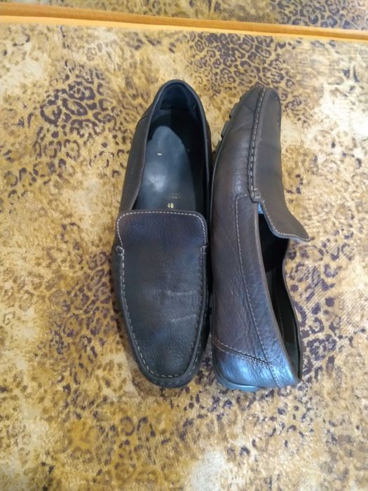 Мужские мокасины из плотной,натуральной кожи,Geox