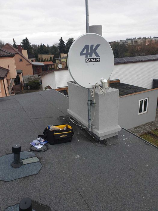 Ustawianie anten satelitarnych naziemnych dvbt2 montaż anten Starlink