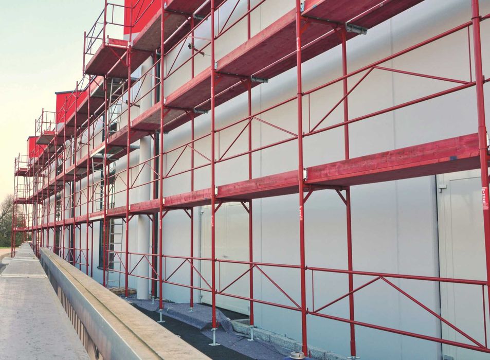 Rusztowanie elewacyjne zestaw komplet rusztowania ramowe 90m2 RINGER