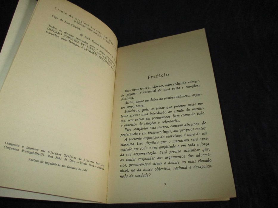 Livro O Marxismo Henri Lefebvre Bertrand