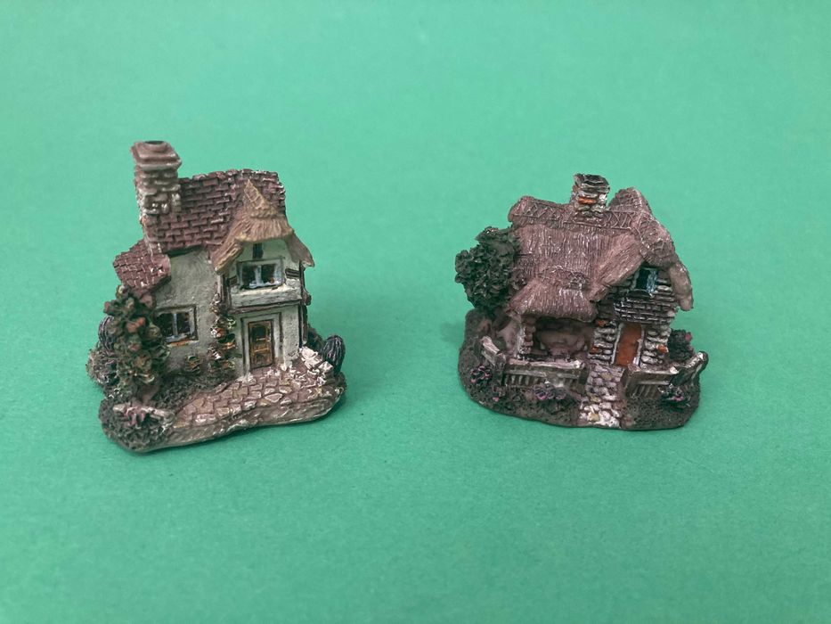 Lote de 8 casinhas de colecção da Leonardo Collection Antigas