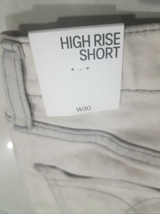 Szorty jeansowe z wysokim stanem Calvin Klein