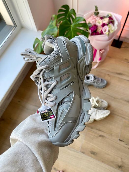 Balenciaga Track 3.0 Gray Premium • Кросівки Баленсіага Трек (сірі)