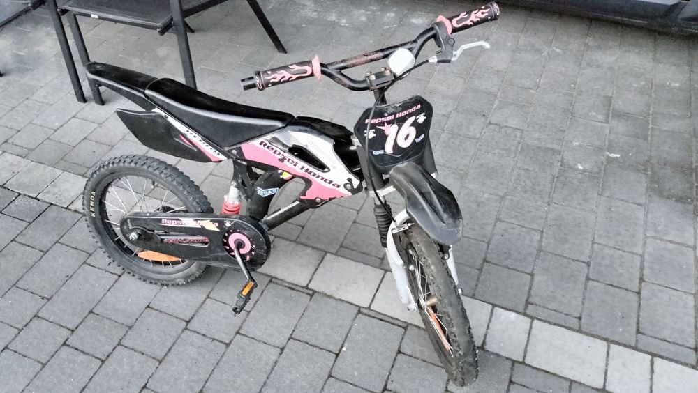 Rower repsol Honda 16" gratis drugi rowerek BMX