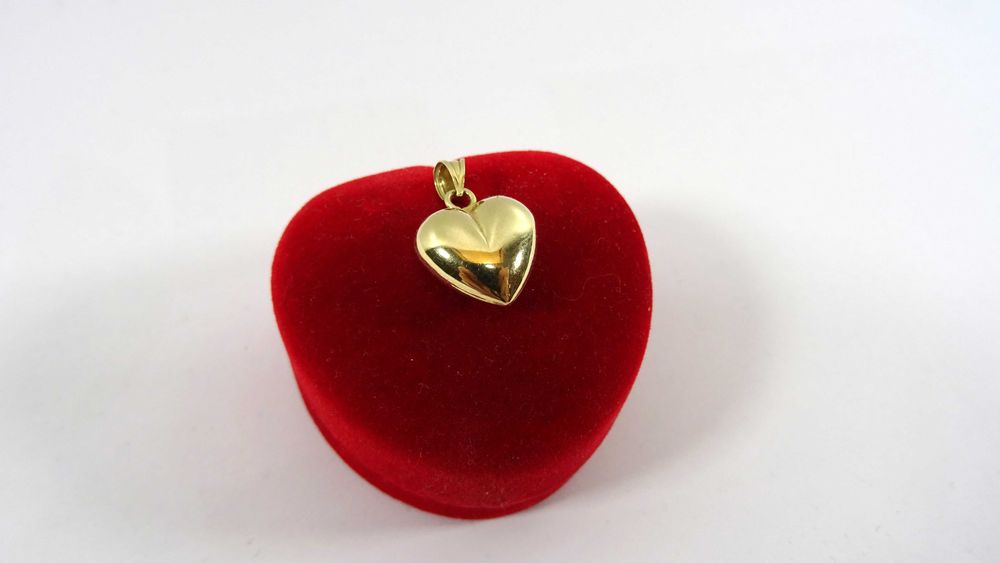 Charakterystyczna Złota Zawieszka *SERCE* PR.:585, 14K., W.: 1,02 G.