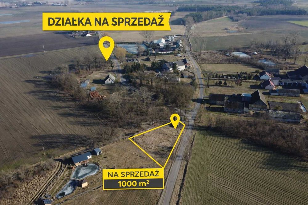działka pod dom i budynek usługowy - Widok 2