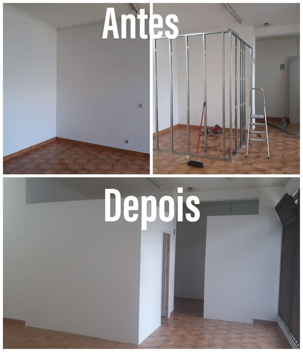 Tetos falso, divisórias, pinturas, casa de banho, cozinhas, flutuante