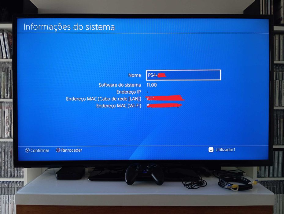 PS4 PRO 1TB SOFTWARE 11.00 PlayStation 4, comando, jogos, rato teclado