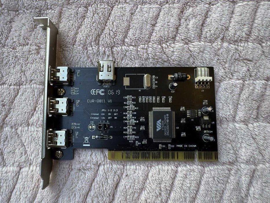 Плата Firewire IEEE 1394 EUR-0811 V1 3+1 port: 300 грн