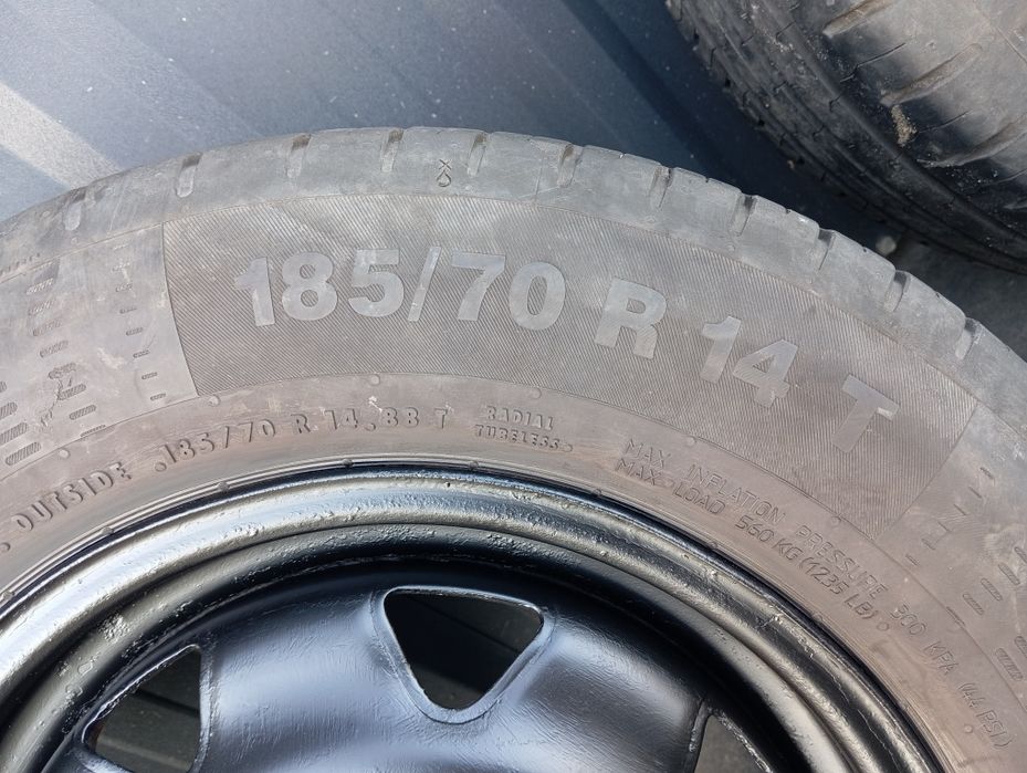 Sprzedam felgi stalowe 14 z audi 80 b3