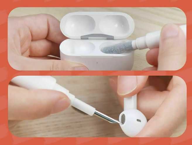 Zestaw szczotek do czyszczenia elektroniki klawiatury słuchawek