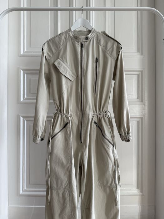 Zara SRPLS Cotton/Cupro Jumpsuit - kombinezon