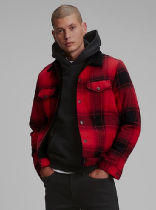 Gap denim sherpa jacket